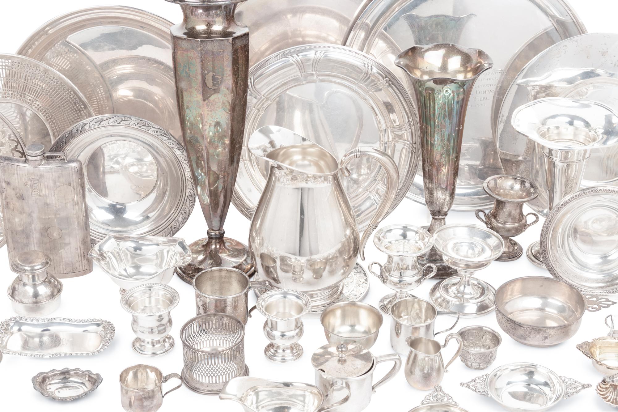 A Group of American Silver Table Articles