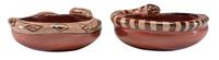 Pottery Bowls, with Coiled Snakes Lot is located and will ship from Cincinnati, Ohio.