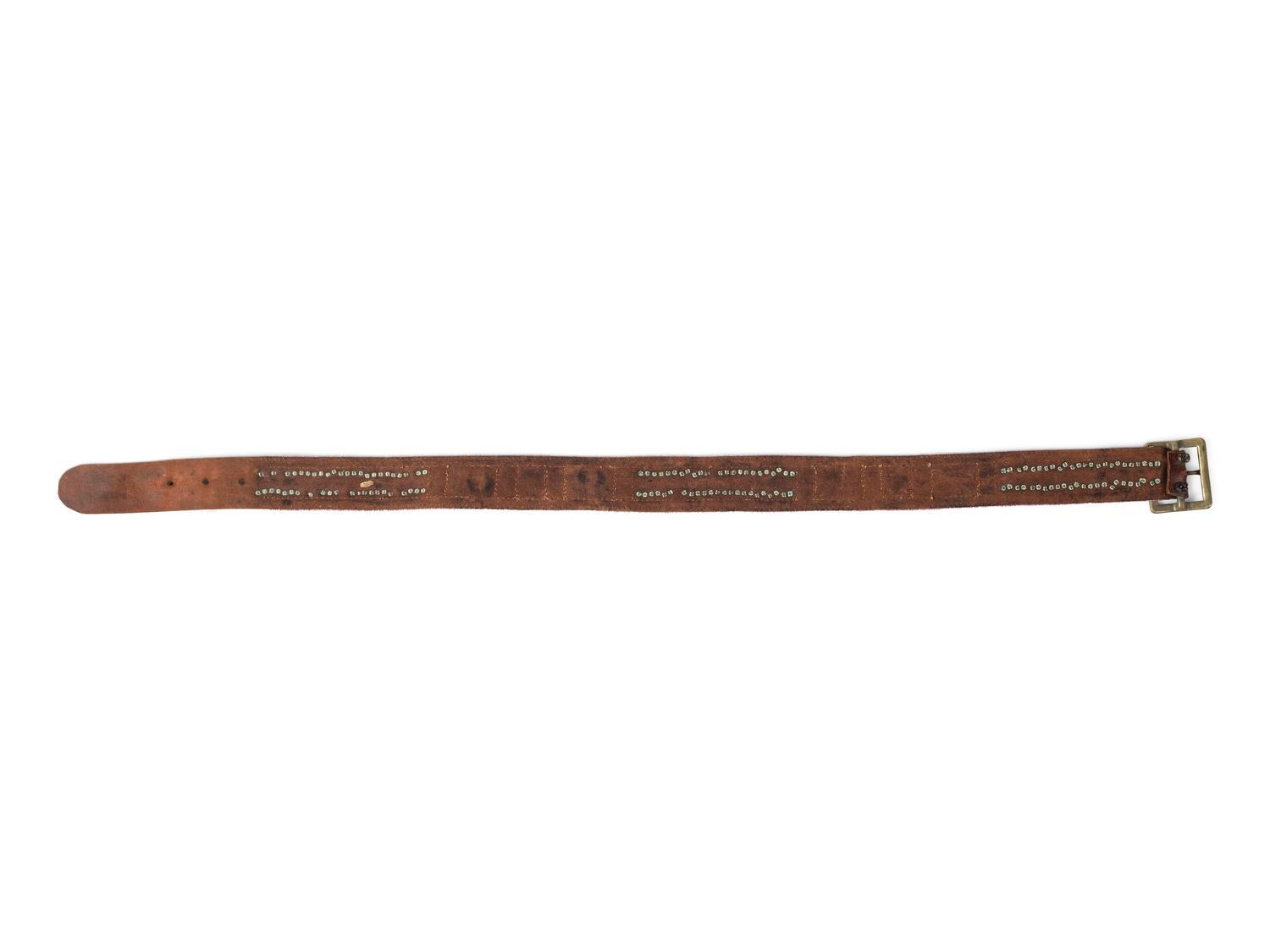 Apsáalooke [Crow] Beaded and Tacked Belt