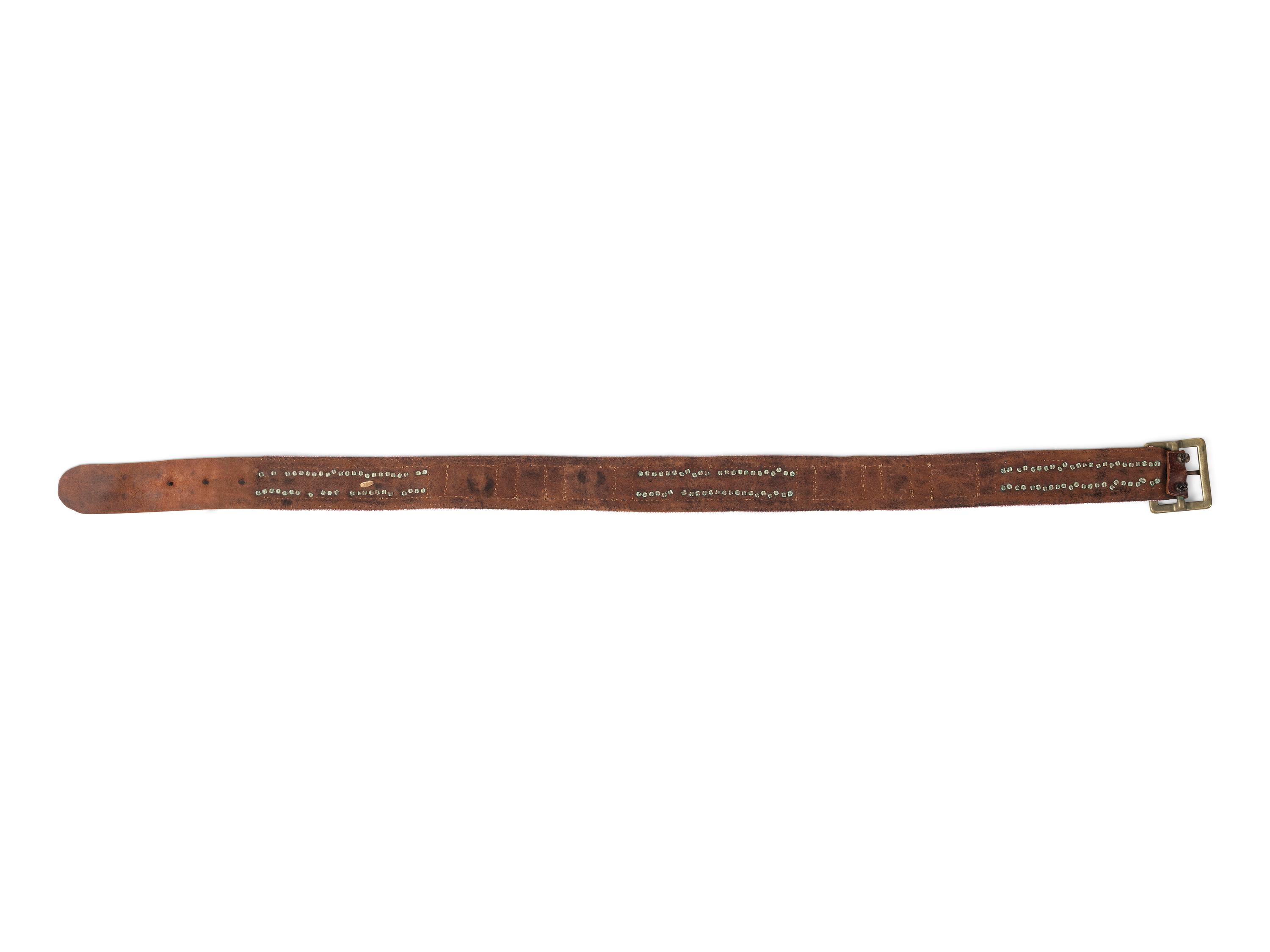 Apsáalooke [Crow] Beaded and Tacked Belt