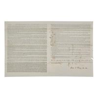 [African-Americana] Birney, James G. Signed Printed Circular of the American Anti-Slavery Society