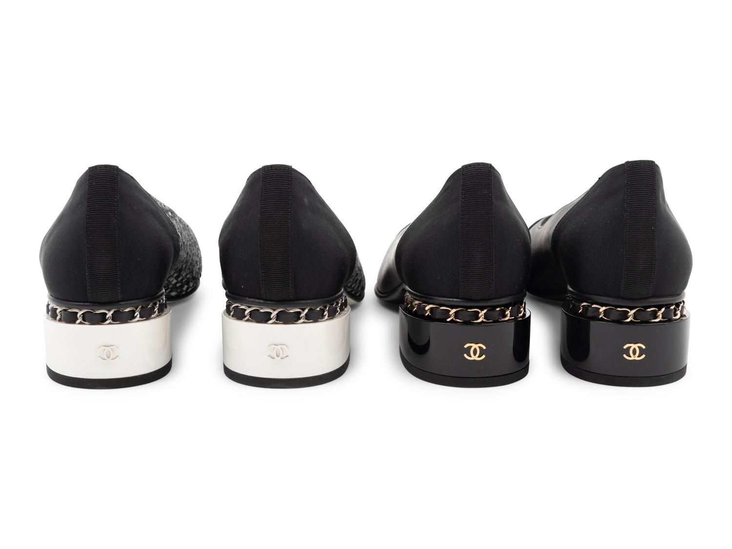 Two Pairs of Chanel Shoes