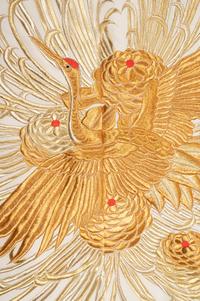 Two Embroidered Silk Robes, Furisode