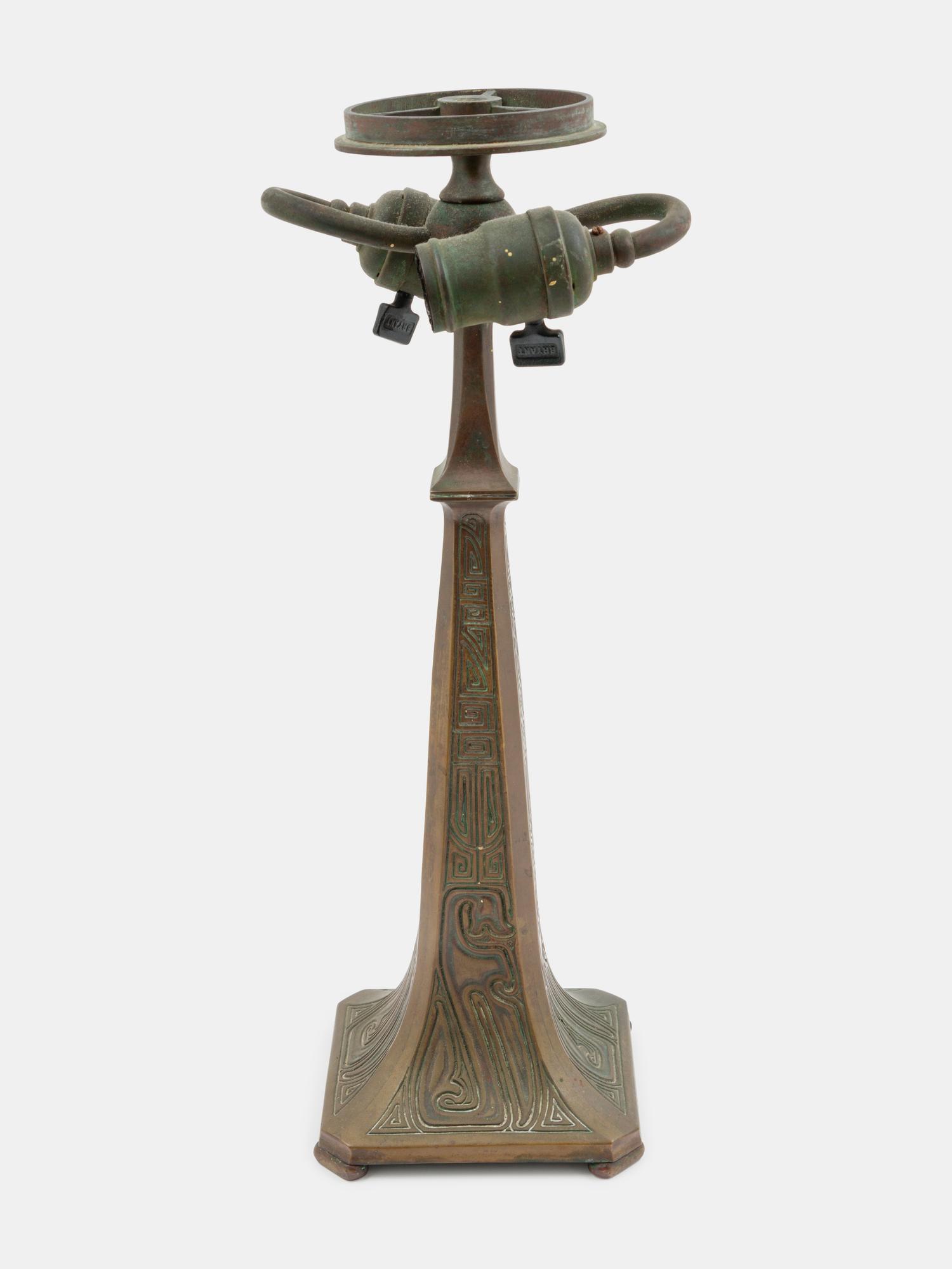 An American Bronze Leaded Table Lamp