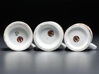 Three Porcelain Occupational Shaving Mugs