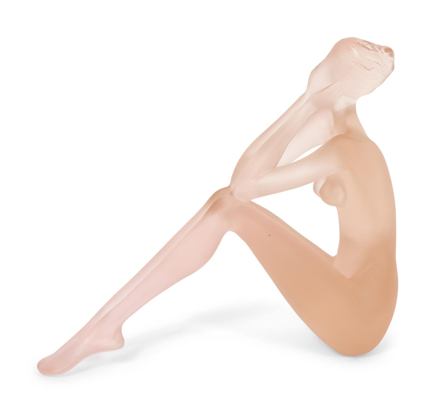 A Daum Pâte de Verre Songe Sculpture