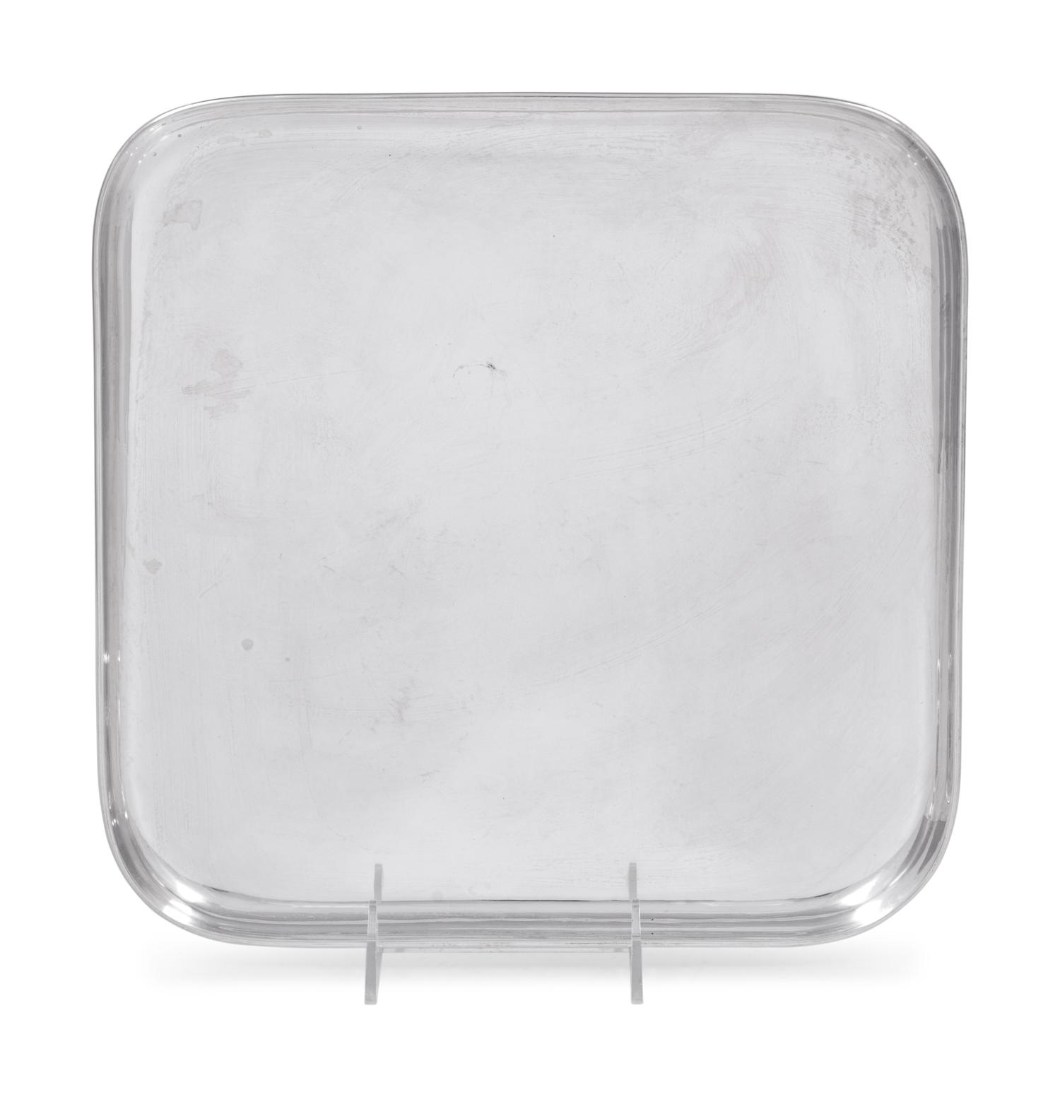 An Allan Adler Silver Dish