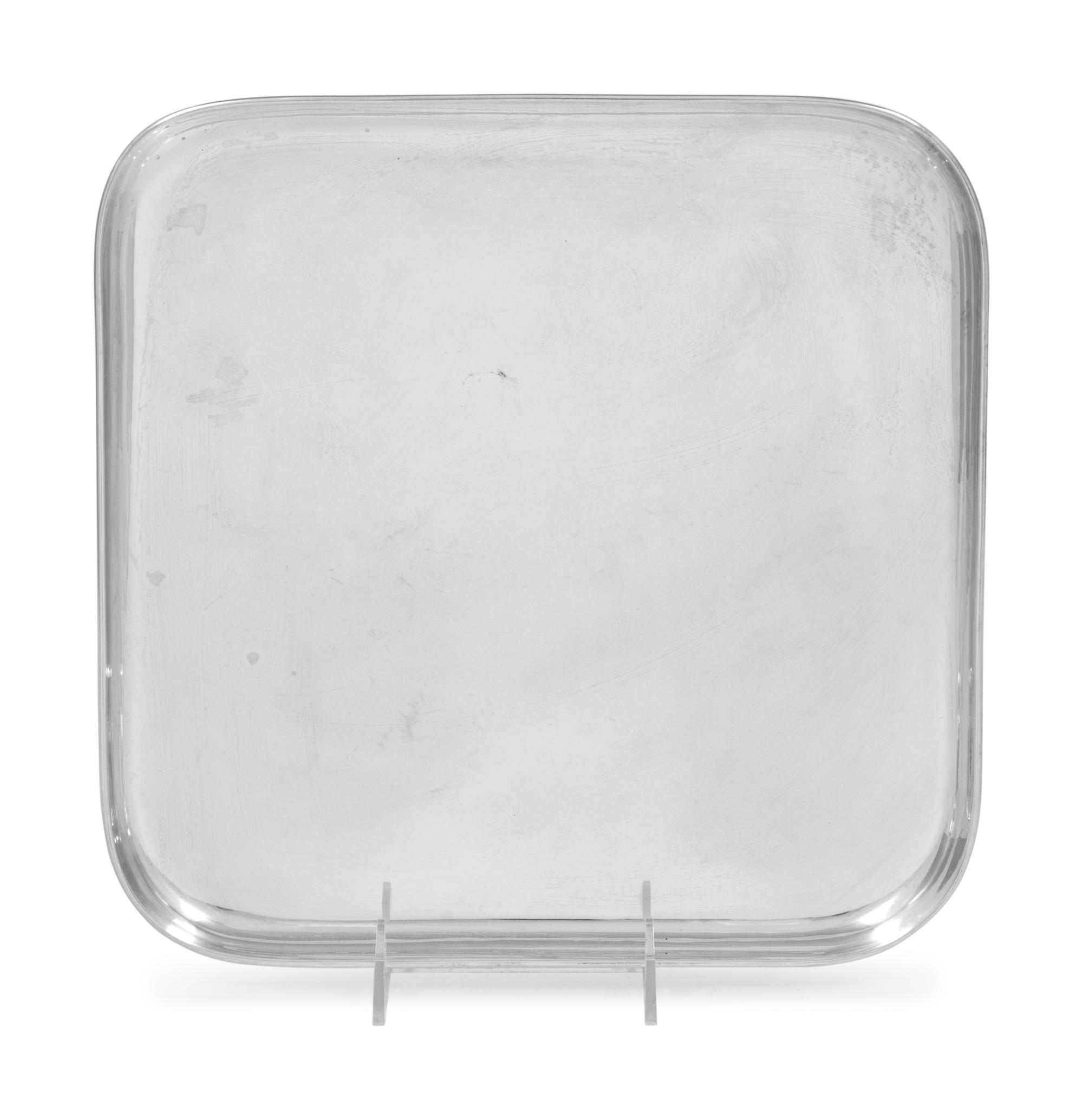 An Allan Adler Silver Dish