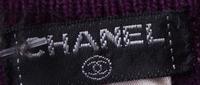A Chanel Purple Cashmere Sweater Set, Size M.