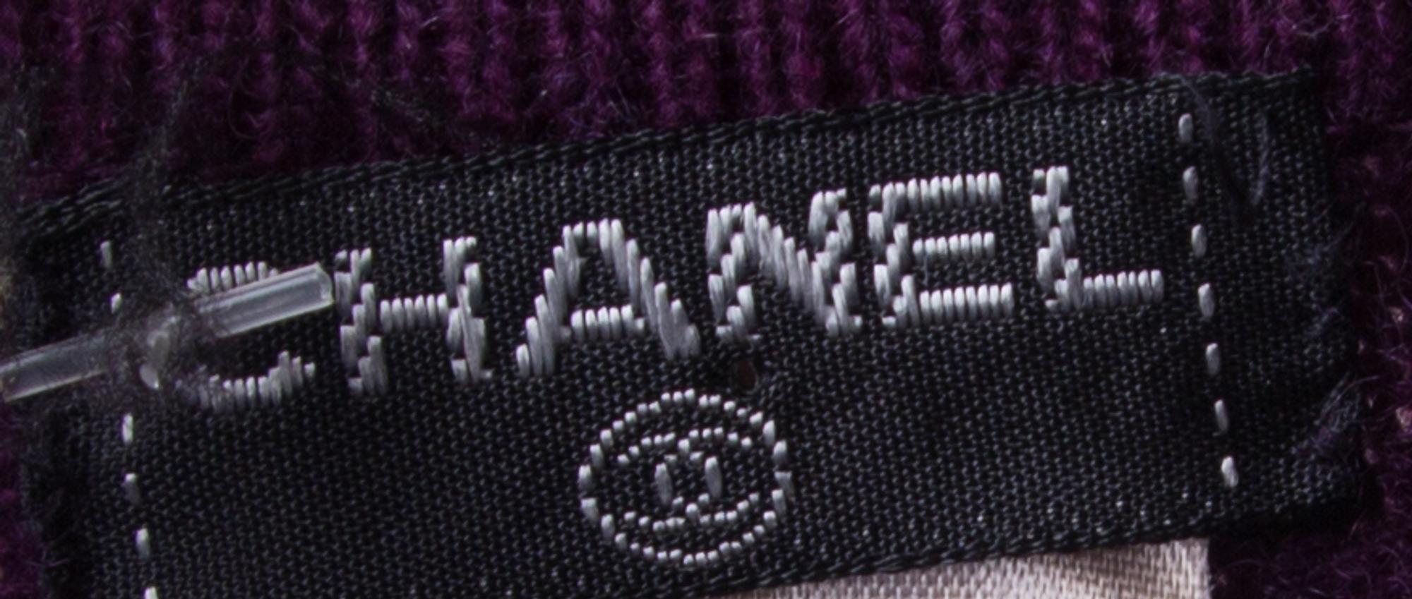 A Chanel Purple Cashmere Sweater Set, Size M.