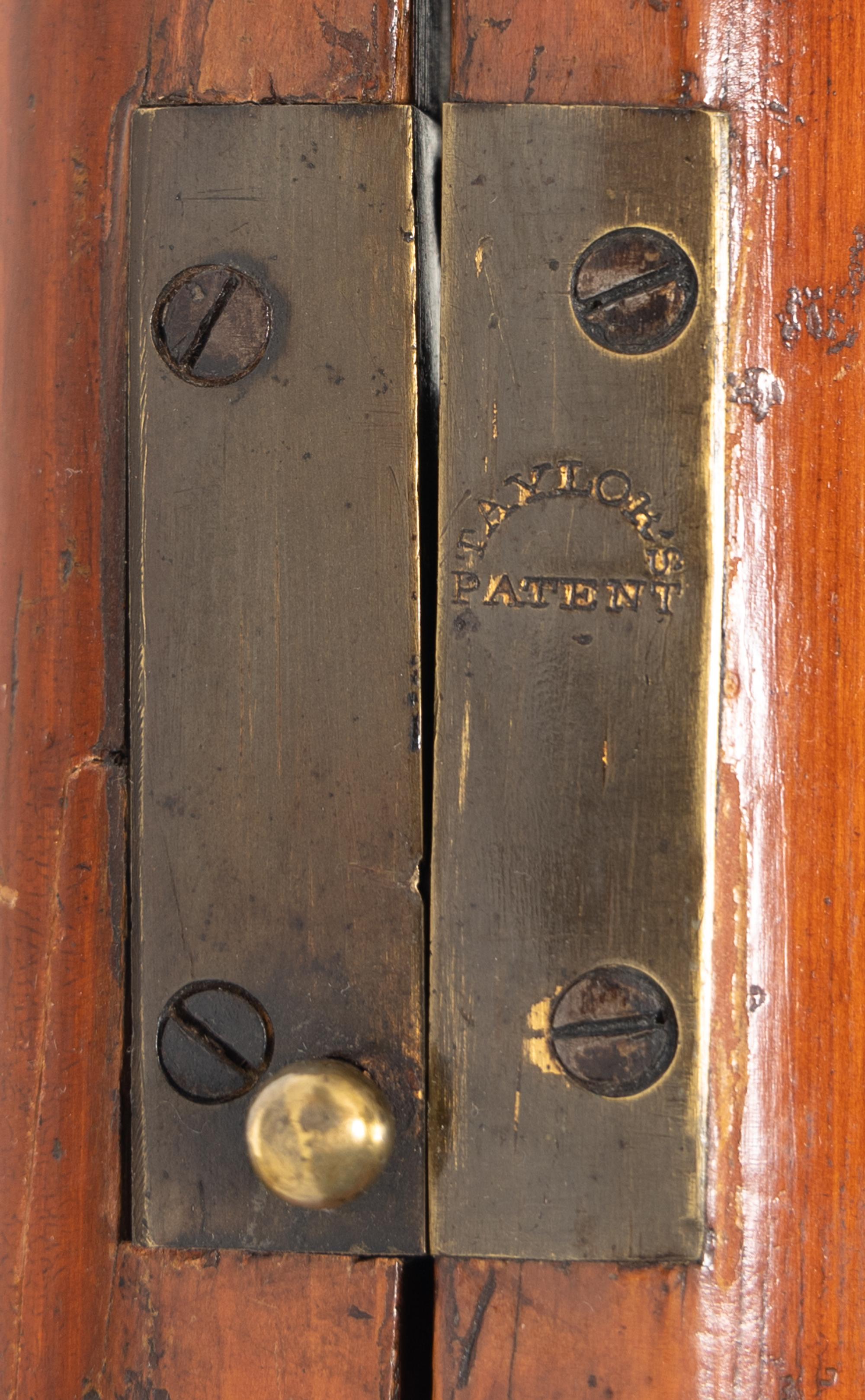 A Regency Brass Mounted Telescoping Library Ladder