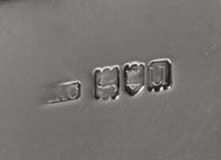 A Pair of George V Silver Casters, Crichton Bros., London, 1915, tall rectangular form, engraved EDH.