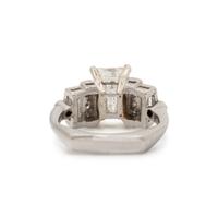 PLATINUM AND DIAMOND RING