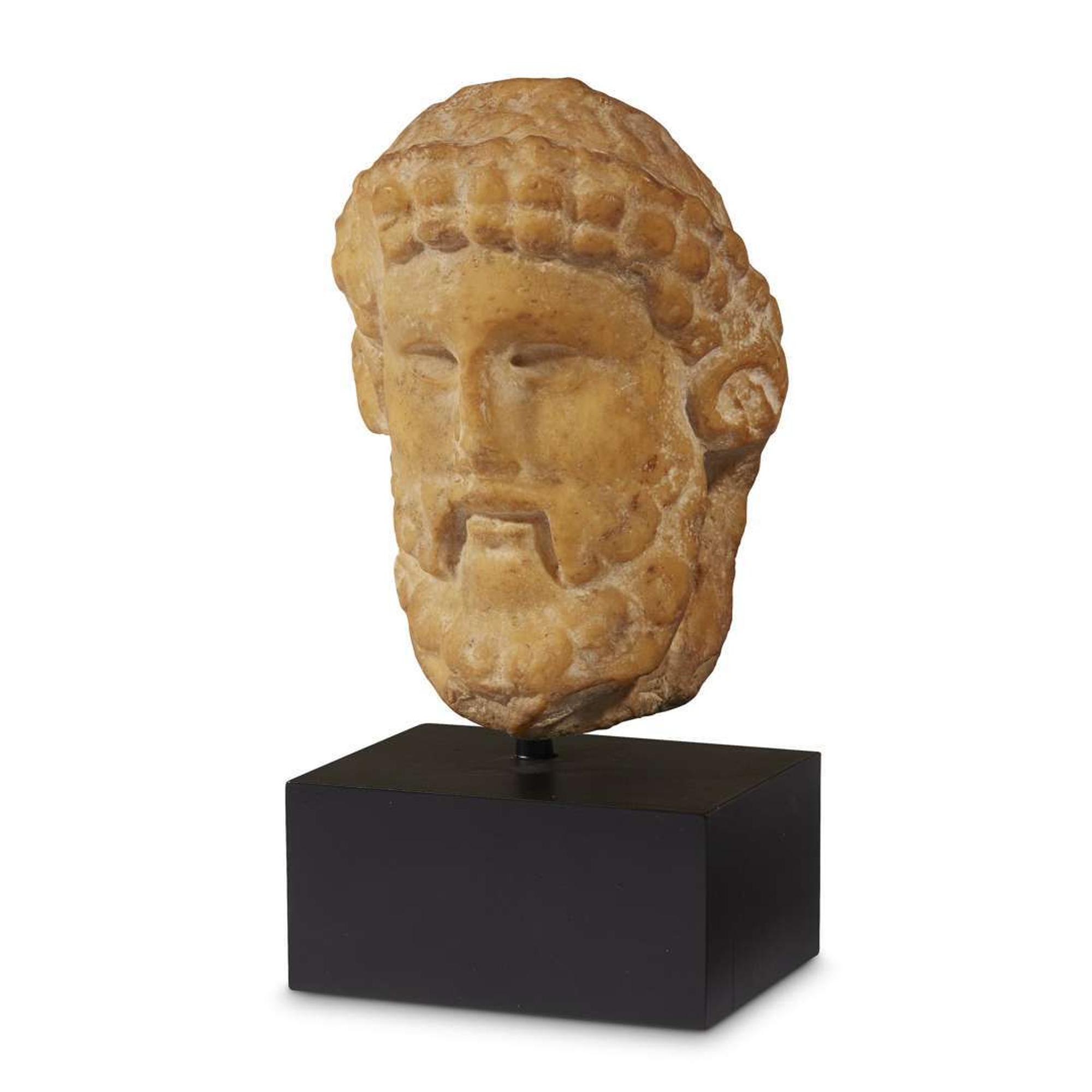 ROMAN HEAD OF HERMES PROPYLAIOS C. 1st Century BC-1st Century AD