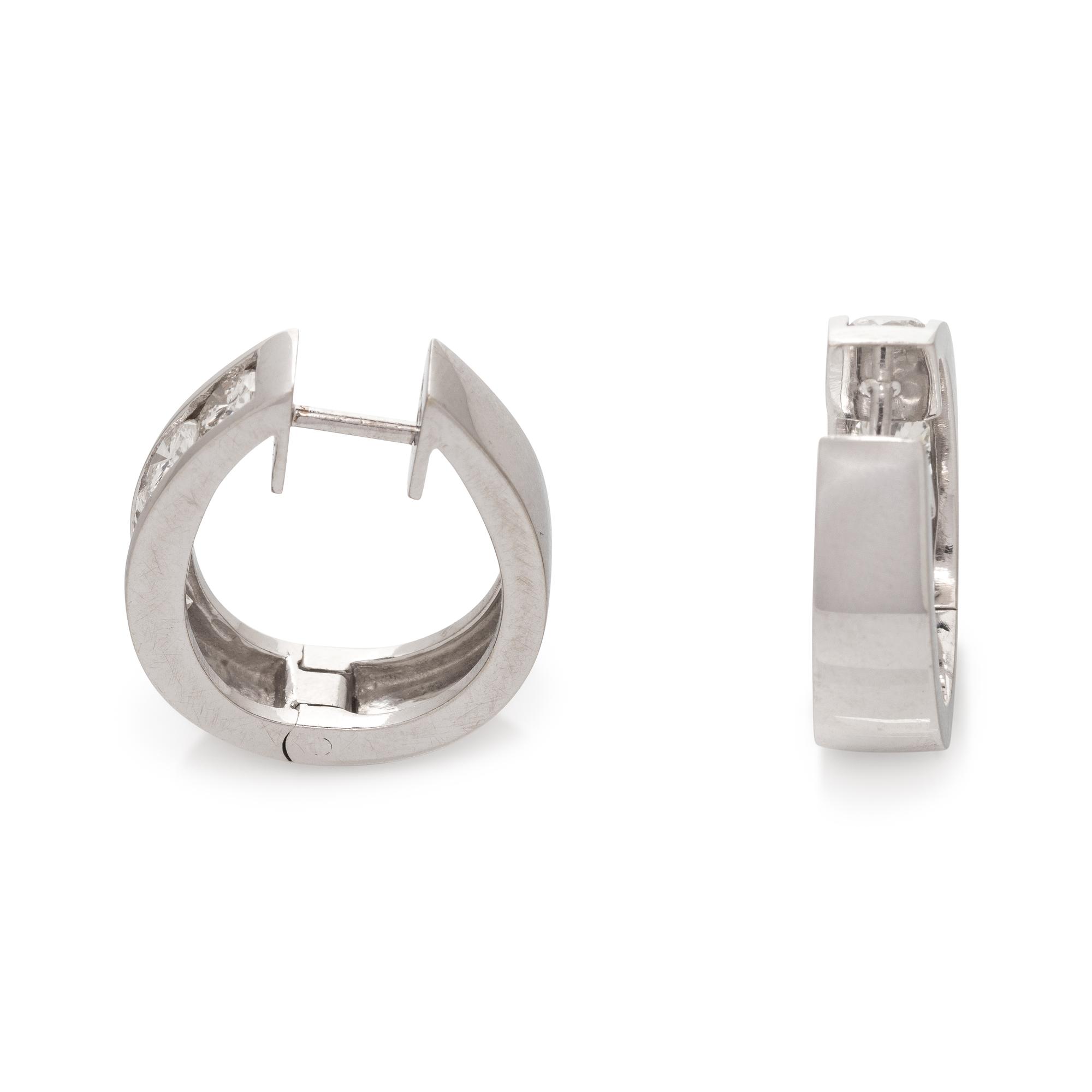DIAMOND HOOP EARRINGS