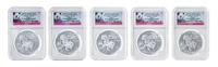 A Group of Ten China 2013 Panda Commemorative 1 Oz. Silver Proofs