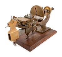 A Brass and Metal Watch Maker's Lathe — 19th Century