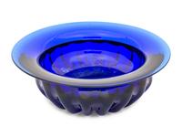 A Cobalt Glass Bowl