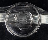Three Lalique Ring Trays and an Orrefors Toothpick Holder