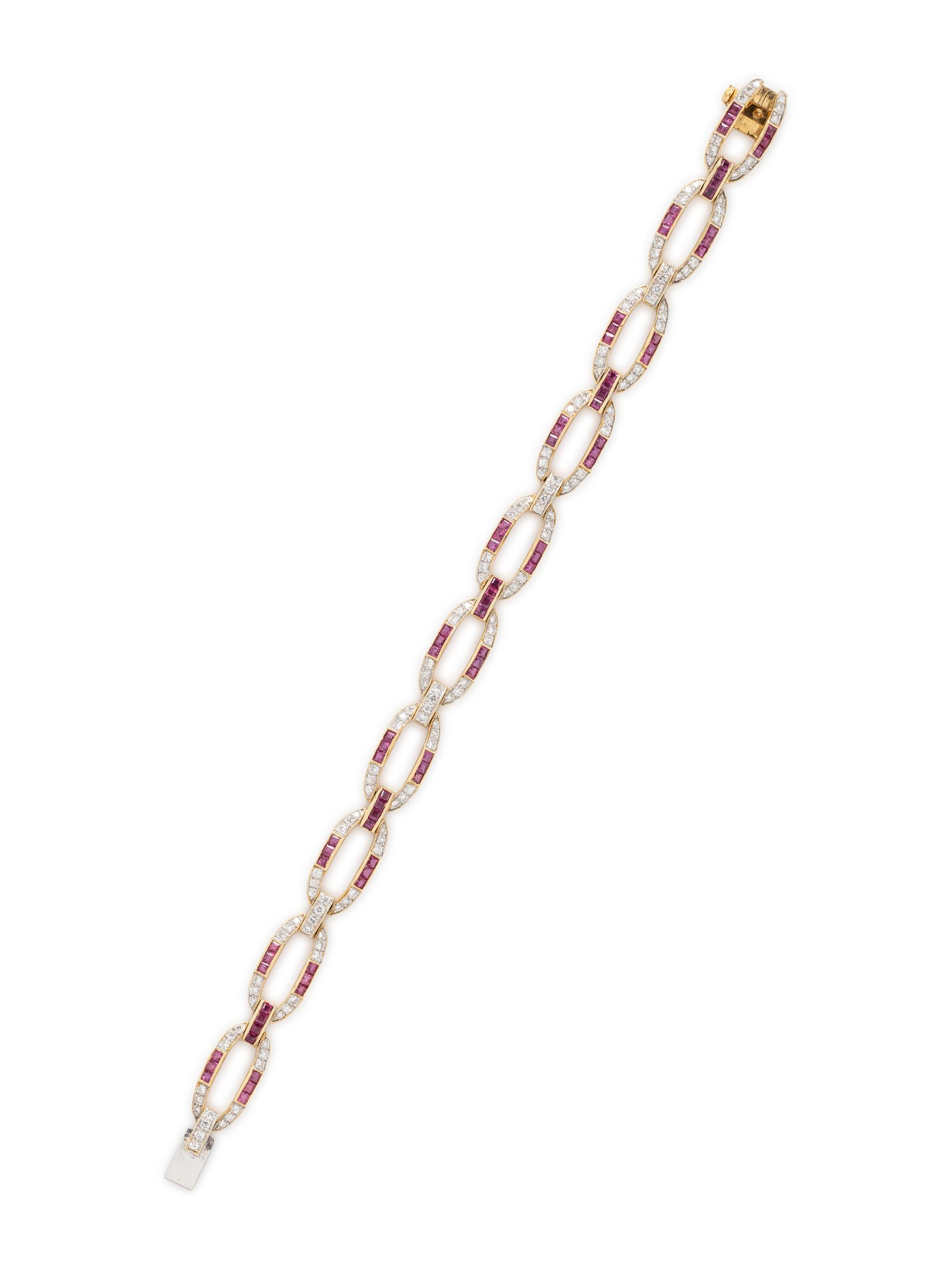 RUBY AND DIAMOND BRACELET