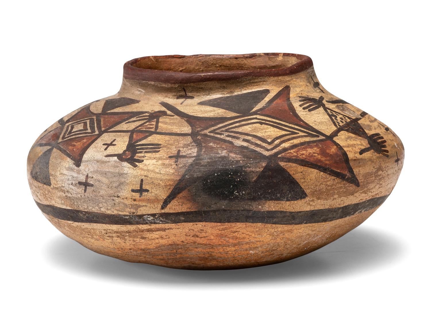 Polacca Polychrome Pottery Jar