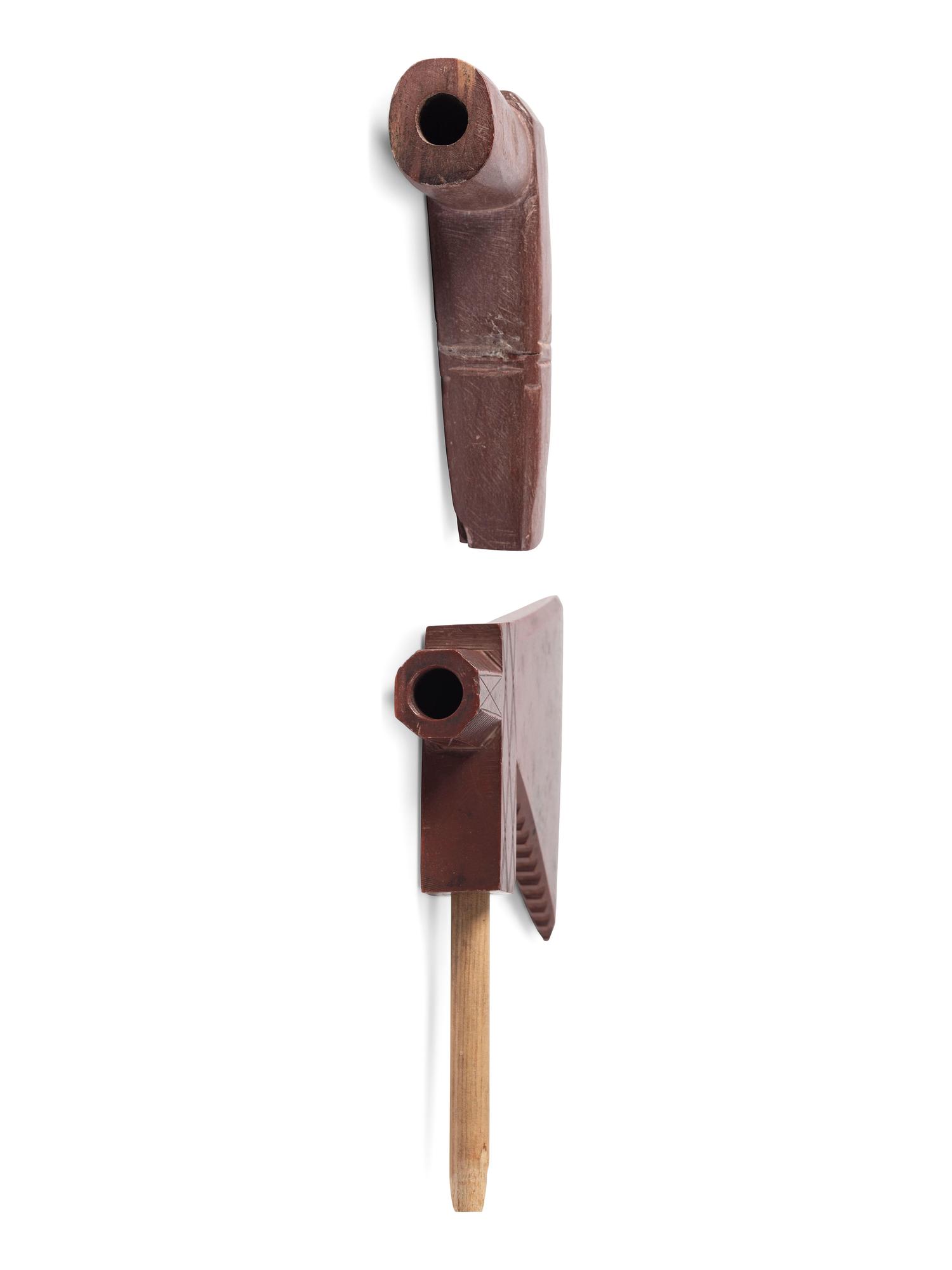 Western Great Lakes Tomahawk-shaped Pipe Bowls