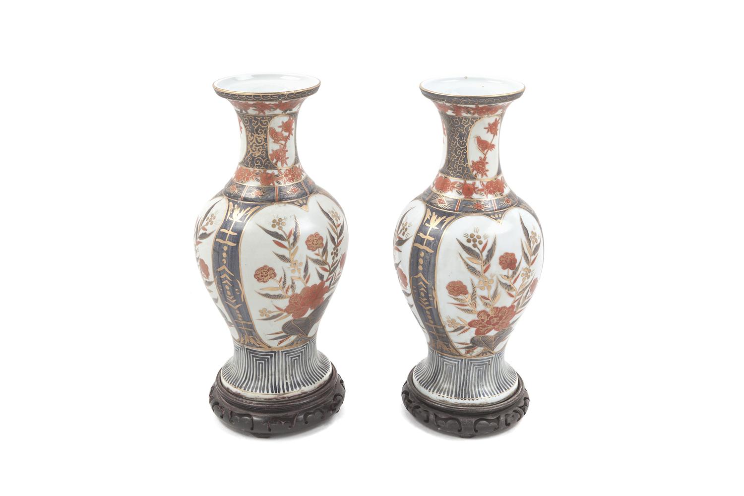 A Pair of Japanese Porcelain Articles