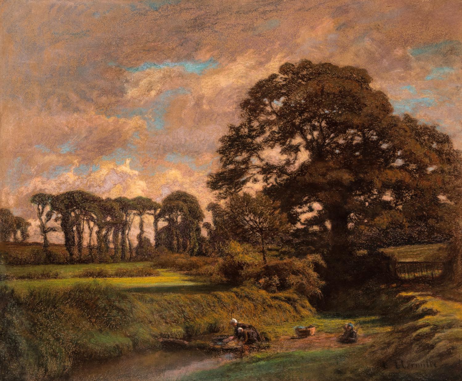 Les Lavandières , c. 1864