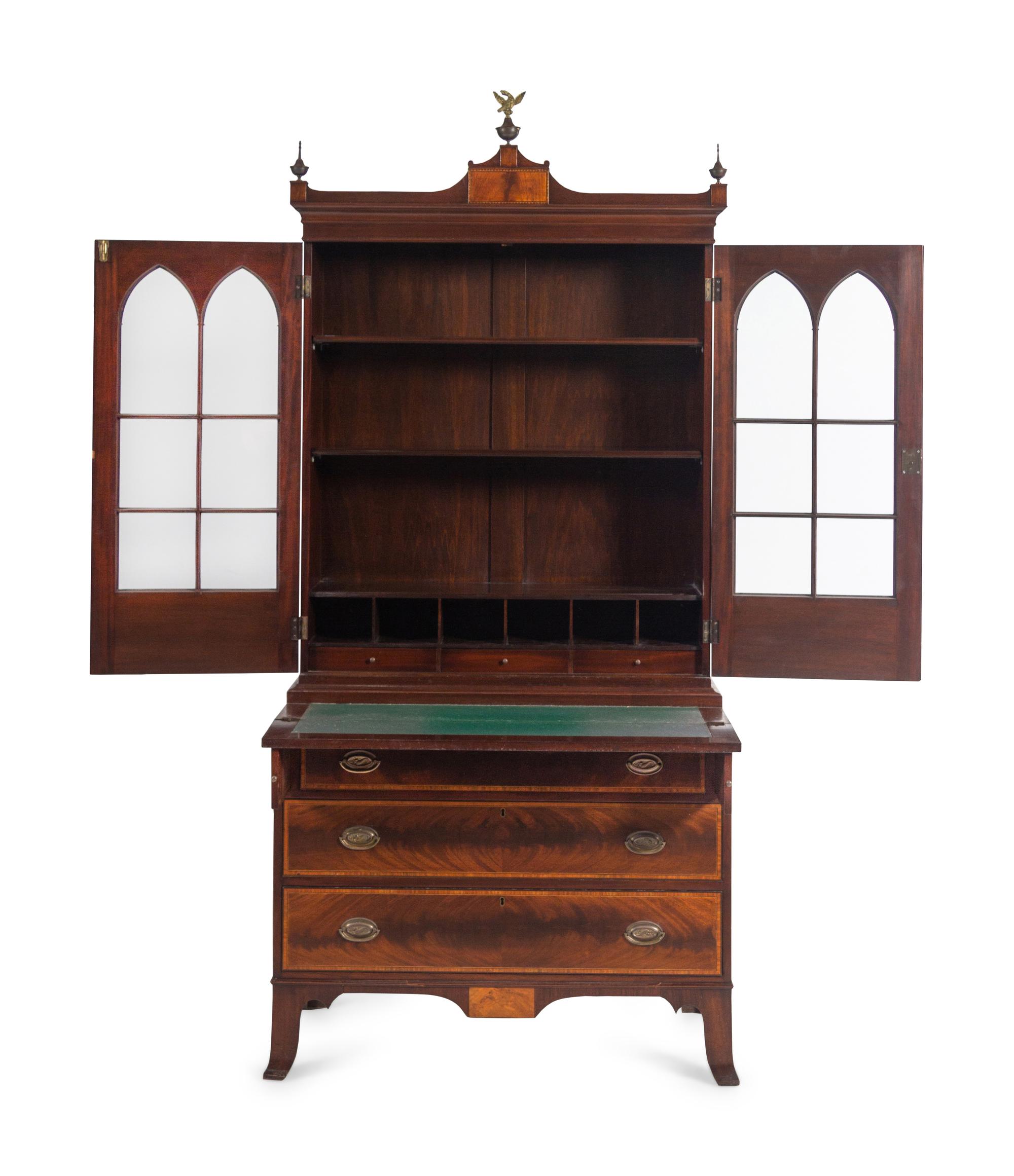 A Federal Style Secretary Bookcase
