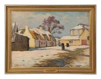 Snow Covered Farm, Brittany