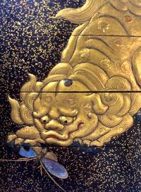 A Japanese Gold Lacquer Three-Case Inro