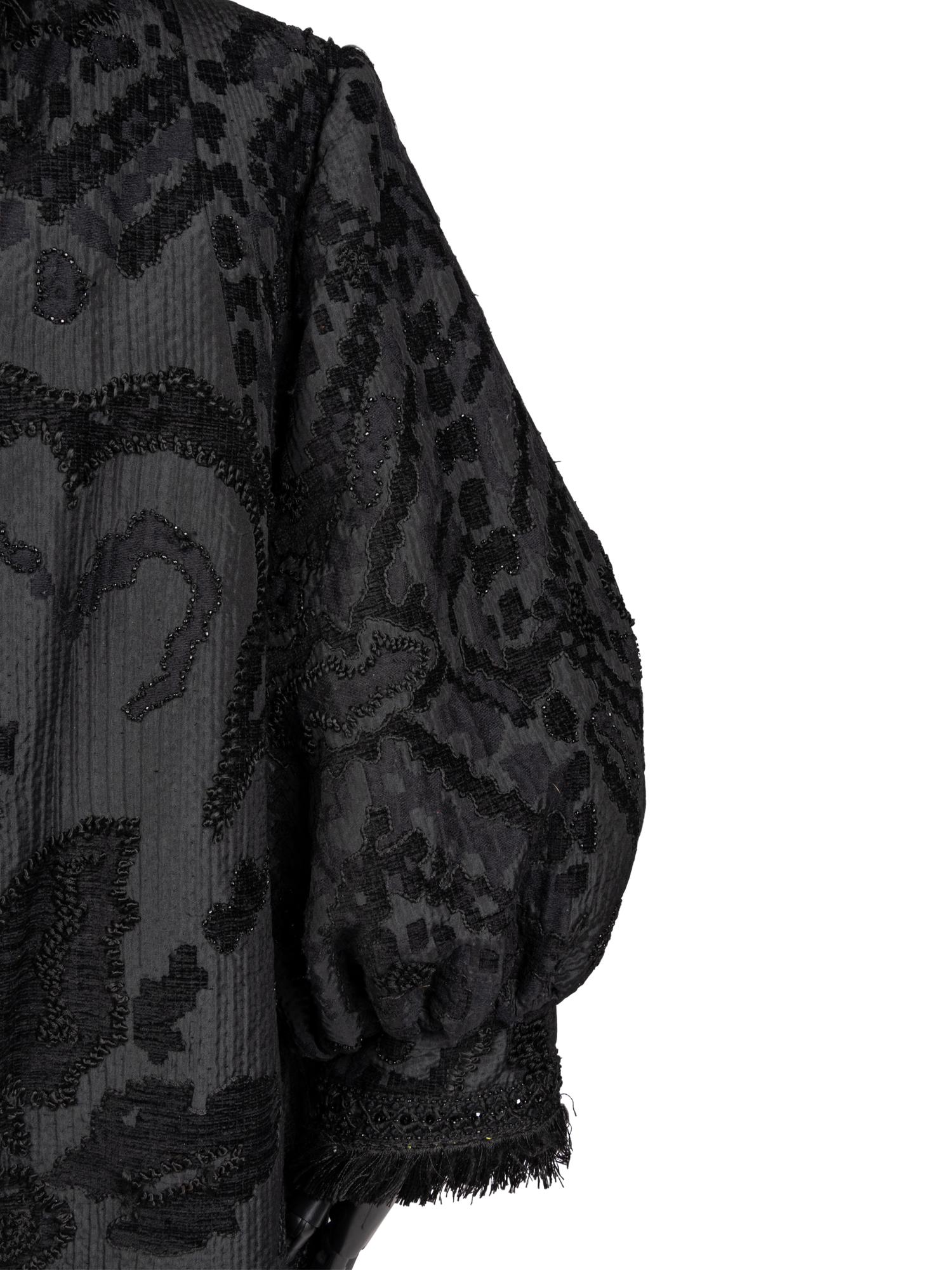 Oscar de la Renta Coat and Necklace, Fall 2006