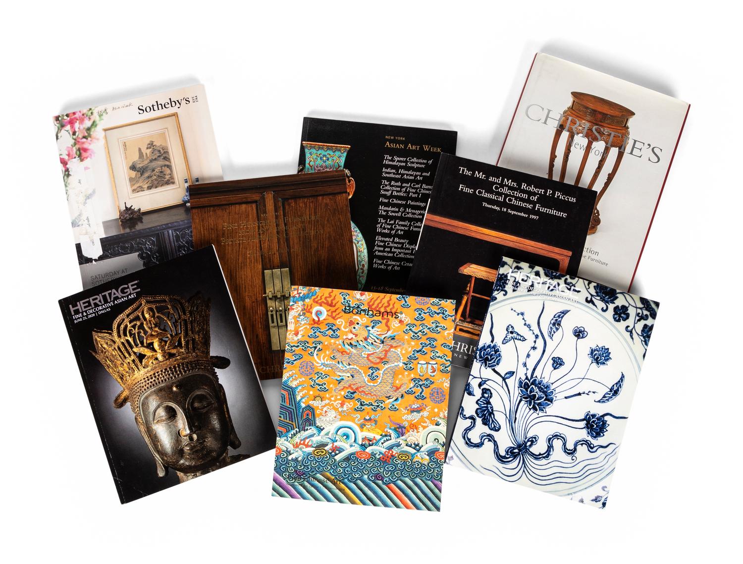 [CHINESE WORKS OF ART] A Group of Auction Catalogs about Chinese Works of Art