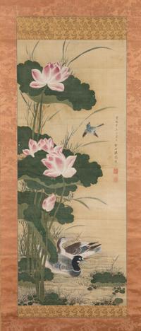Two Japanese Paintings on Silk