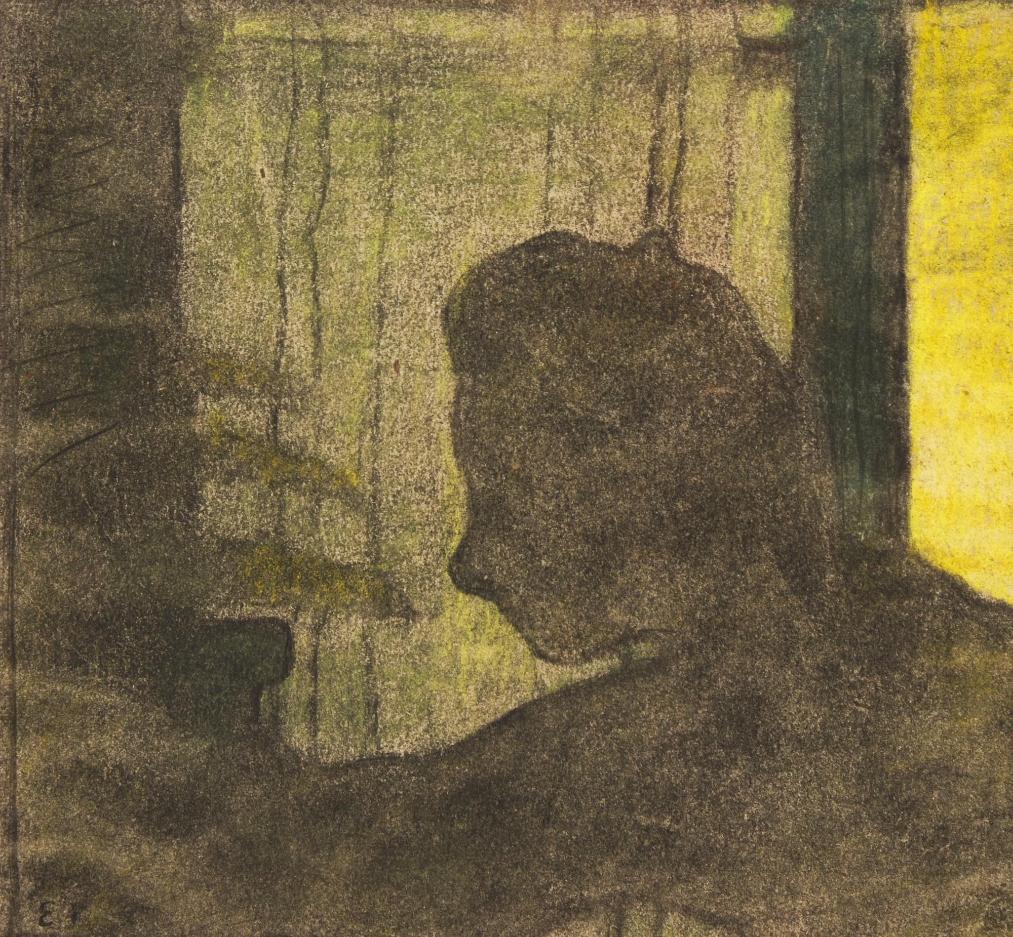 Profil de Marie à Contre-Jour , circa 1890