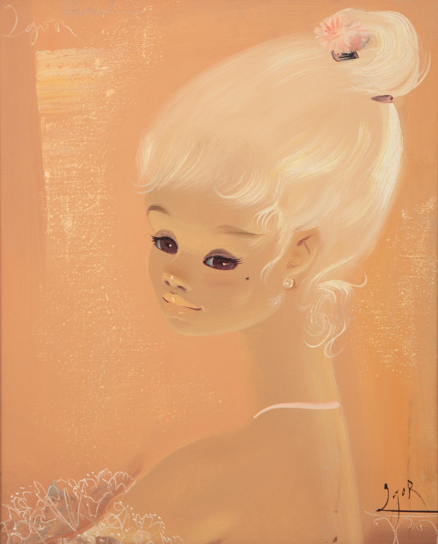 Brown-eyed Blonde Girl