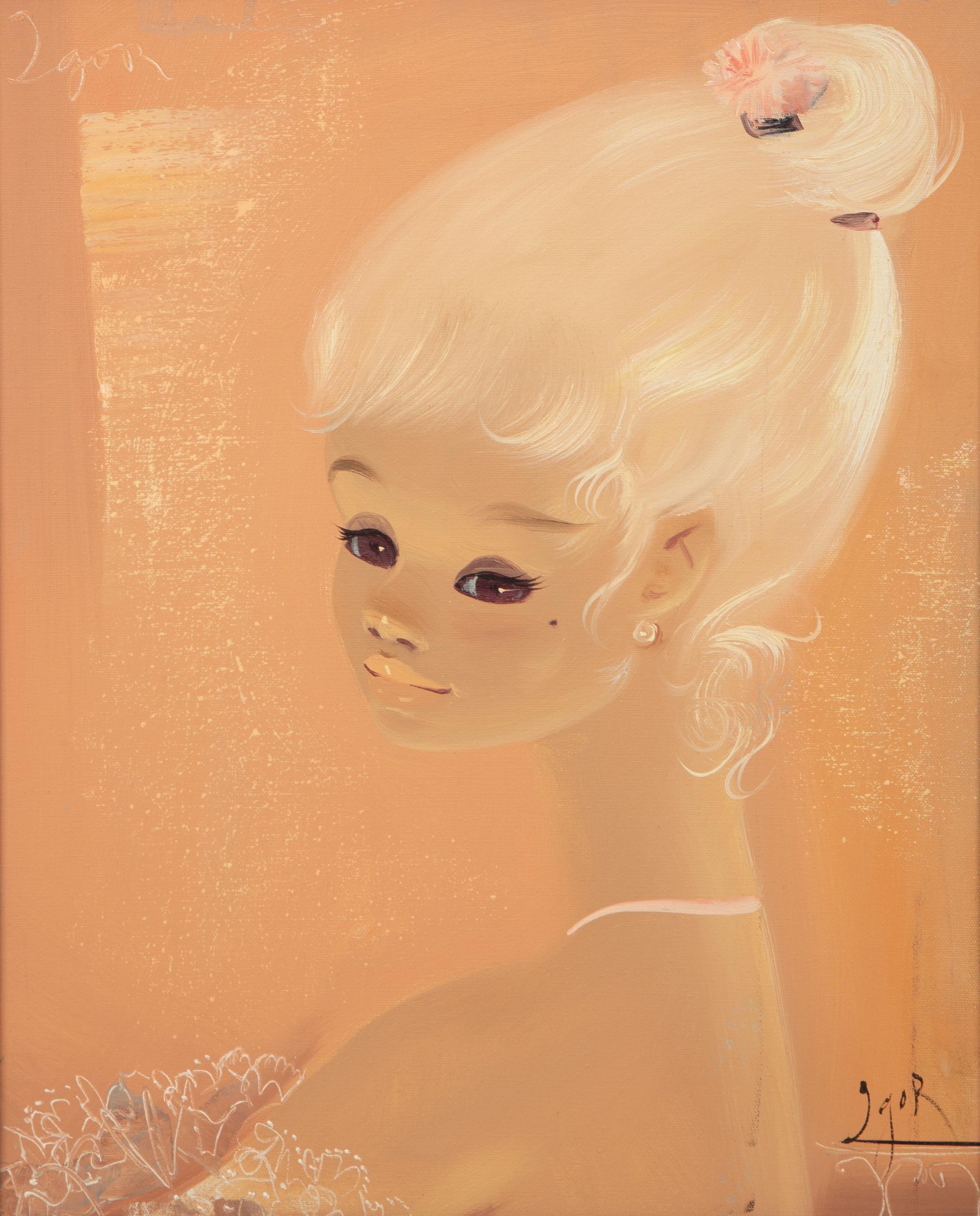Brown-eyed Blonde Girl