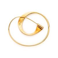 GEORG JENSEN, HANS HANSEN, YELLOW GOLD BROOCH