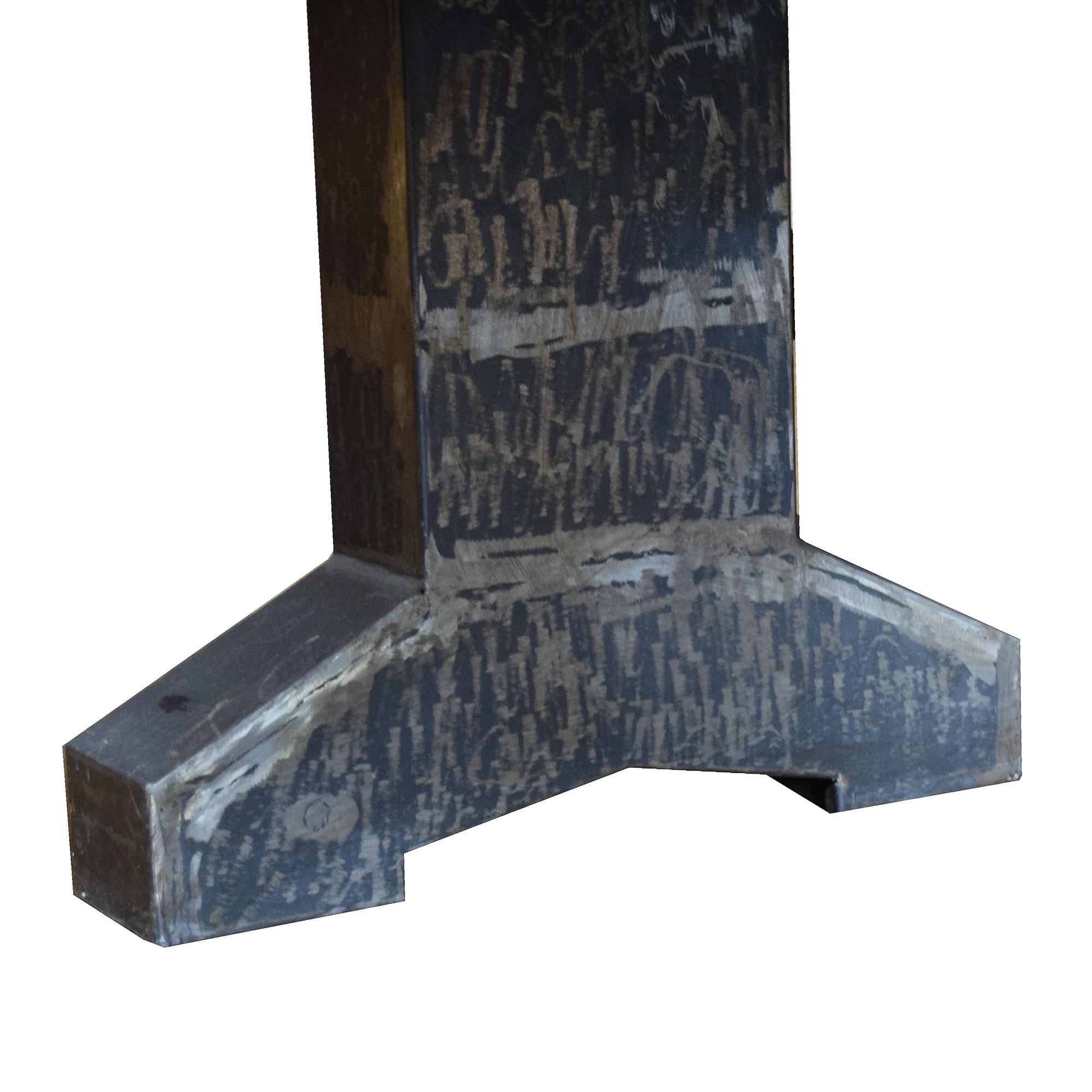 An Industrial Iron Table 106" W X 37.5" D X 31" H — Argentina, Circa 1960