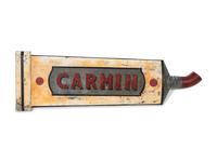 A Continental Painted Metal Artist's Paint Advertising Sign