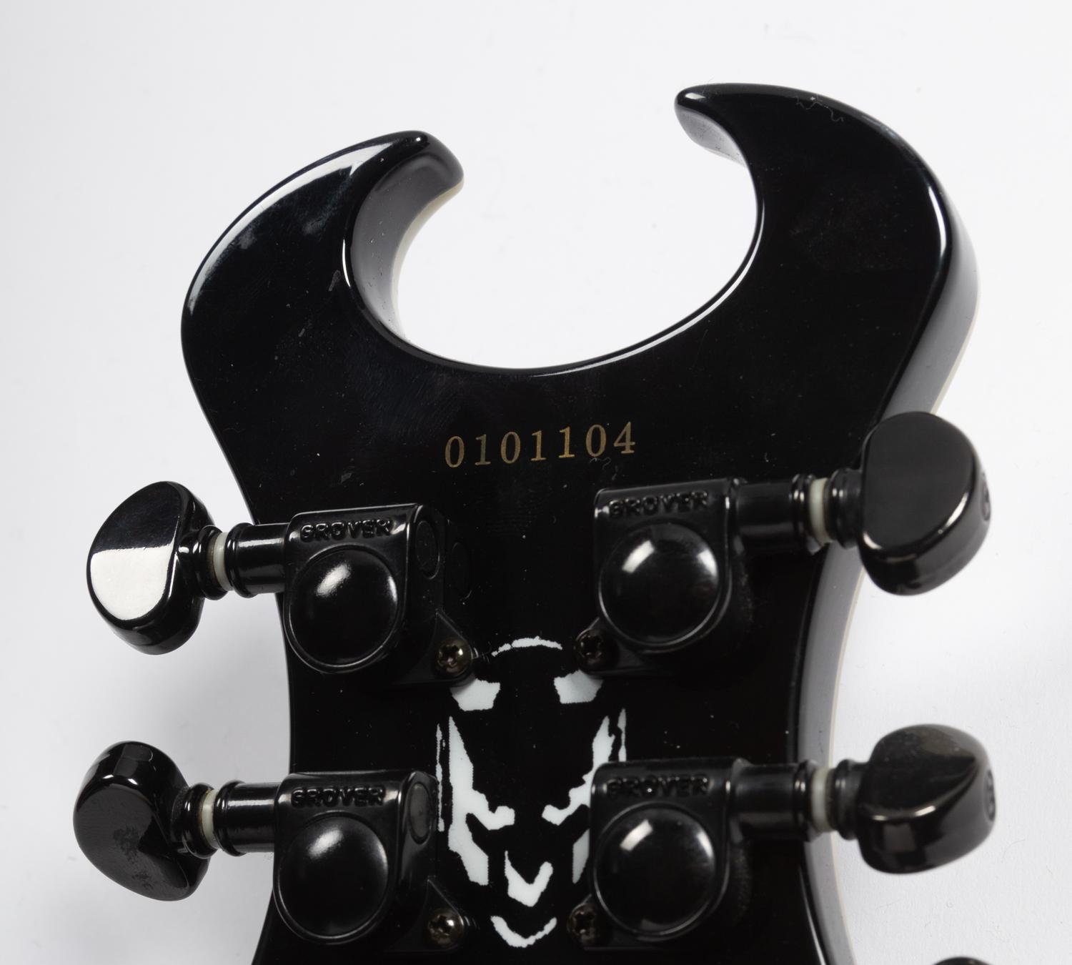 A Schecter Diamond Series Mother-of-Pearl Inlaid Devil Electric Guitar