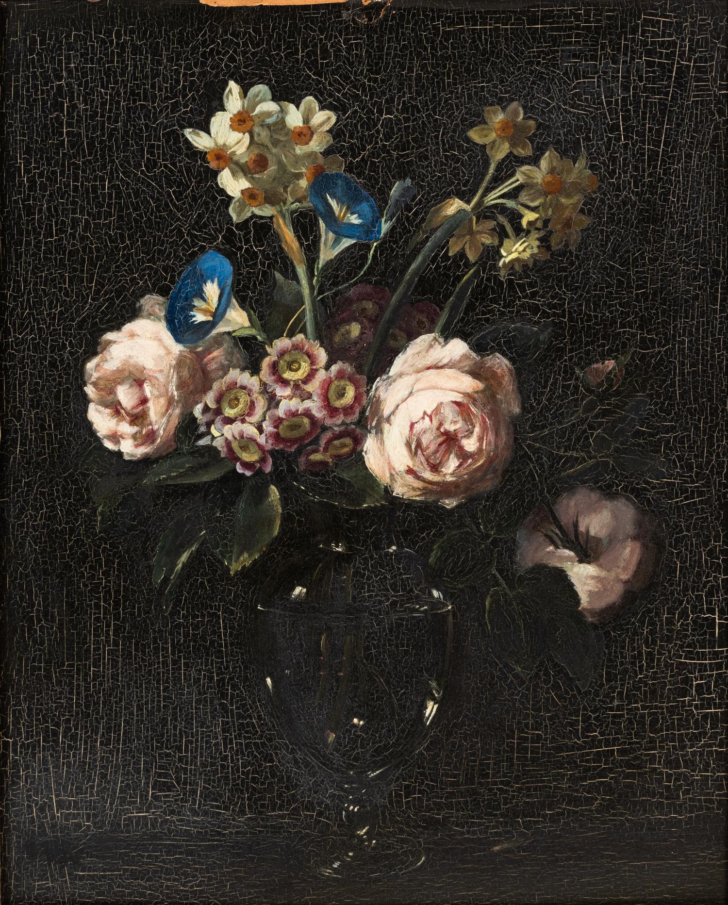 After Henri Fantin-Latour(French, 1836-1904)Floral Still Life, 1882oil on board signed Fantin and dated (upper right)16 x 12 1/2 inches.