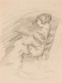 Lady at a Fireplace