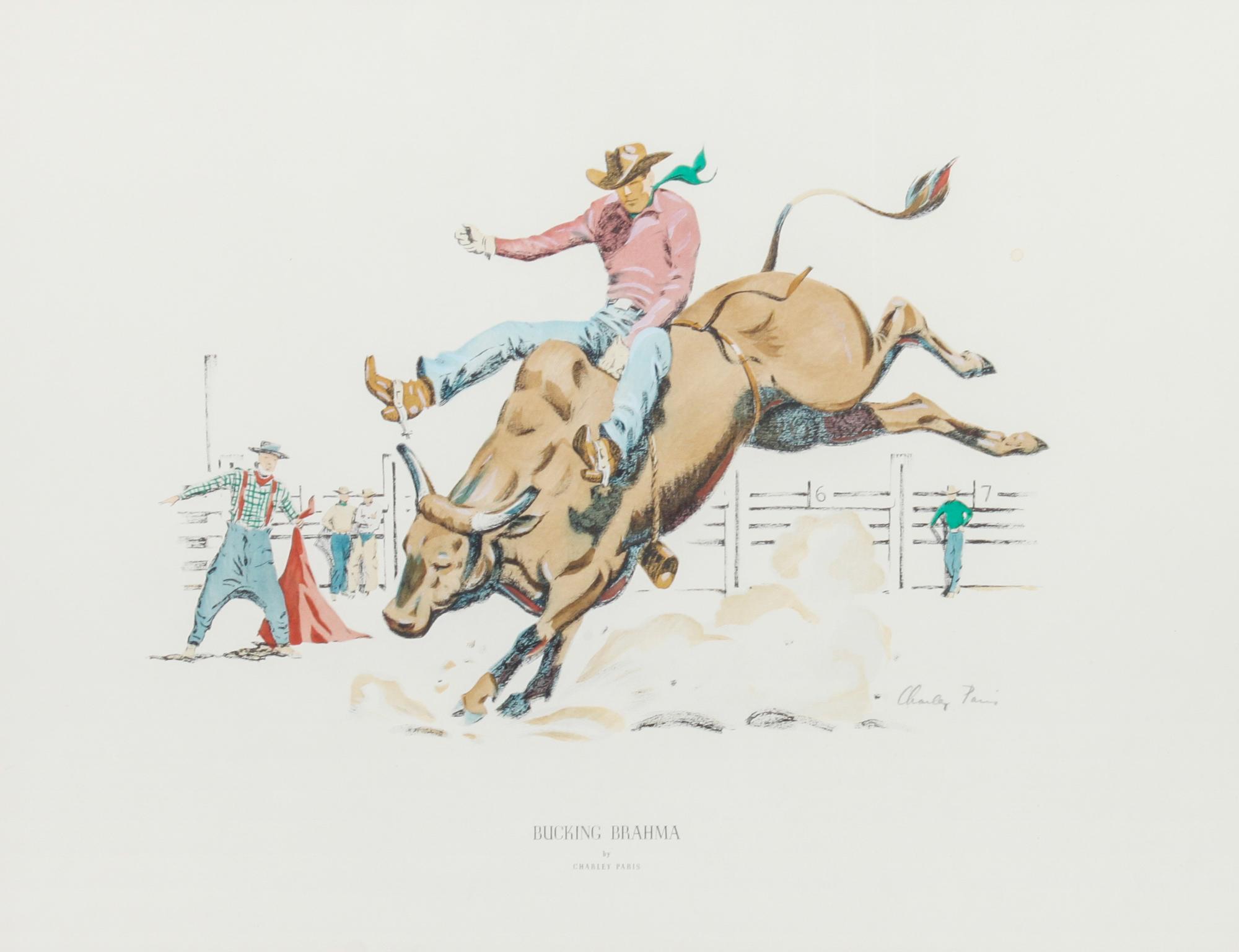 Paris, Charles S. (American, 1911-1994) Sight size of each 16 1/4 x 21 1/2 inches.