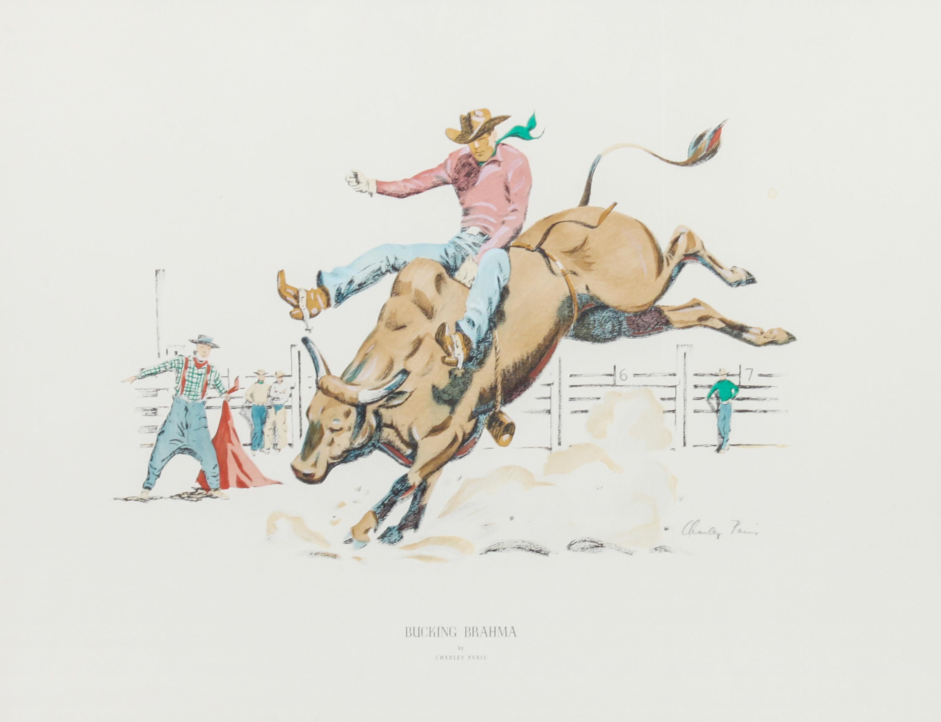 Paris, Charles S. (American, 1911-1994) Sight size of each 16 1/4 x 21 1/2 inches.