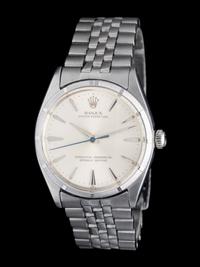 ROLEX, REF. 1003 STAINLESS STEEL 'OYSTER PERPETUAL' WATCH