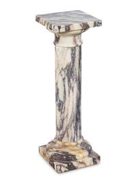 A Calacata Marble Pedestal