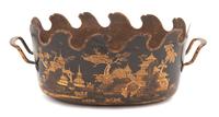 Two Tole Peinte Table Articles — 19TH CENTURY