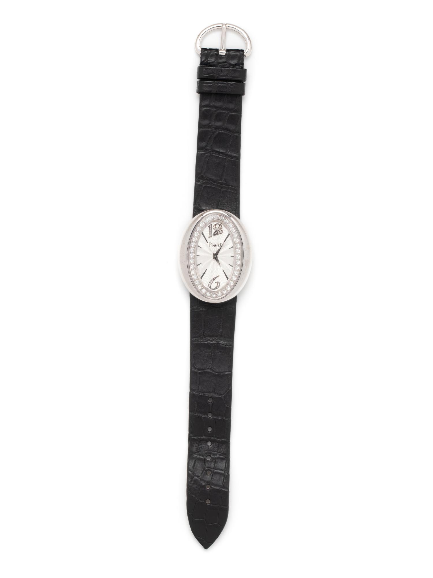 PIAGET, 18K WHITE GOLD AND DIAMOND REF. P10442 'LIMELIGHT MAGIC HOUR' WRISTWATCH