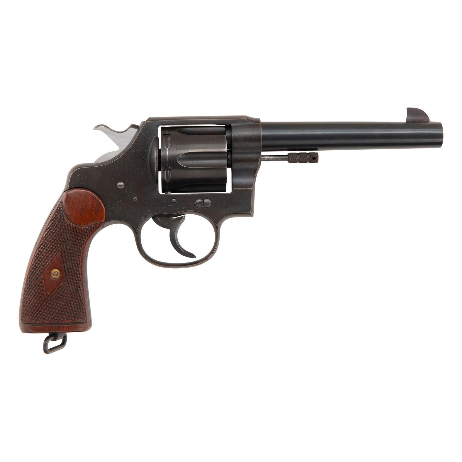 **Refinished Colt New Service .45 Colt Revolver with Replaced Barrel